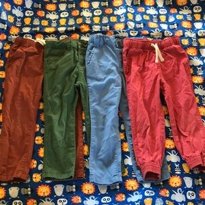 Bundle of 4 casual boys pants